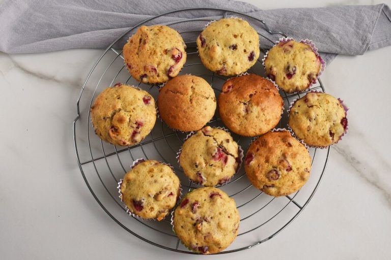 Step 9 - Cranberry Nut Muffins