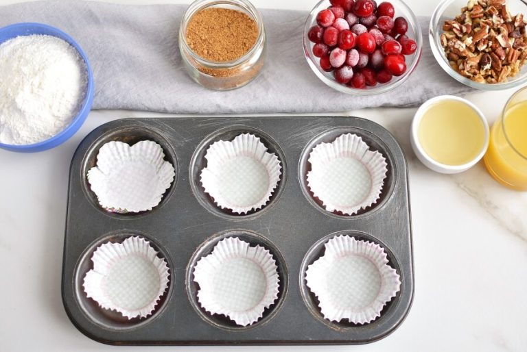 Step 1 - Cranberry Nut Muffins