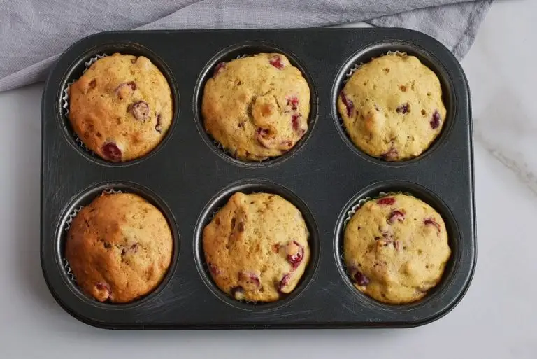 Step 8 - Cranberry Nut Muffins