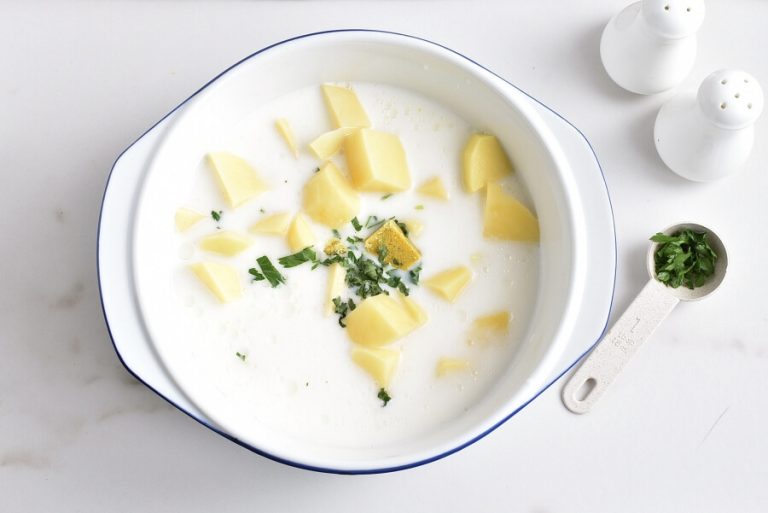 Step 2 - Creamy Corn Soup with Queso Fresco