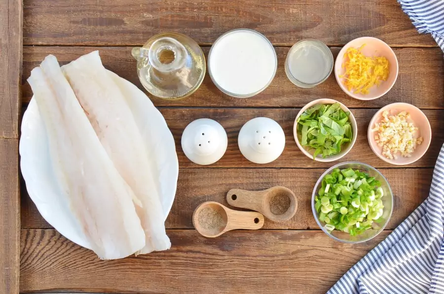 Ingredients for Fish in Yogurt Marinade