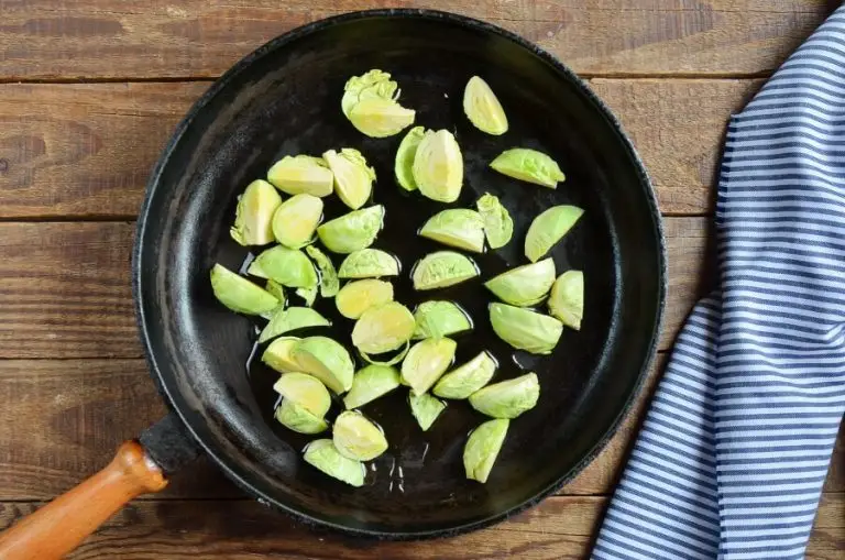 Step 2 - Fried Millet with Brussels Sprouts