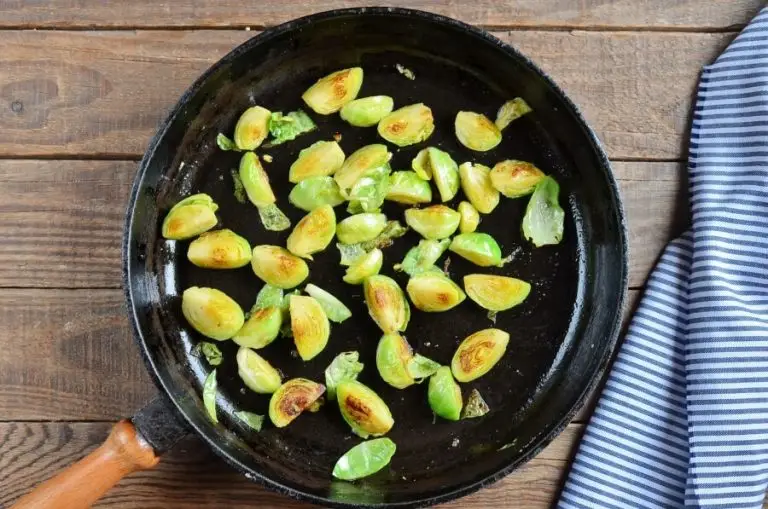 Step 2 - Fried Millet with Brussels Sprouts
