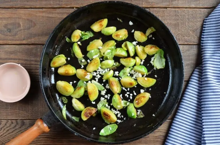 Step 3 - Fried Millet with Brussels Sprouts
