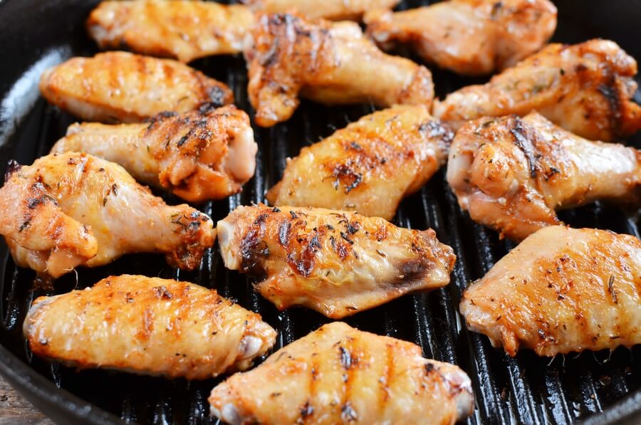 Grilled Chicken Wings Recipe-How To Make Grilled Chicken Wings-Delicious Grilled Chicken Wings