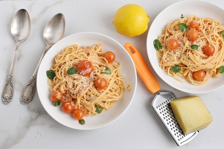 How to serve Harissa Spaghetti