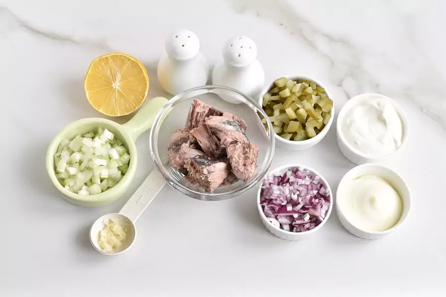 Ingredients for Healthy Tuna Salad
