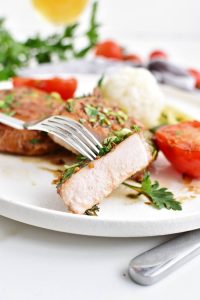 Honey Mustard Grilled Pork Chops