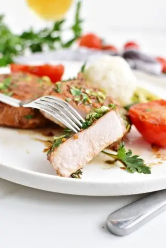 Honey Mustard Grilled Pork Chops