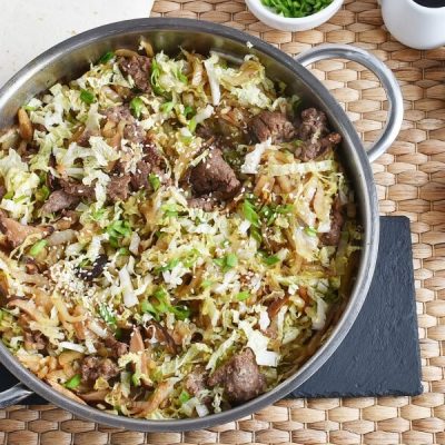 One Skillet Hot Sausage and Cabbage Stir-Fry recipe - step 6