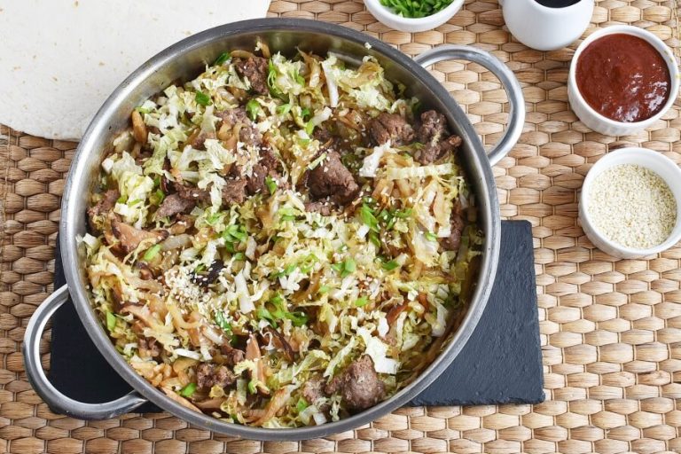 Step 6 - One Skillet Hot Sausage and Cabbage Stir-Fry