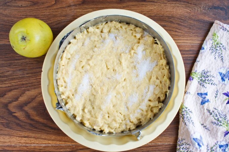 Step 7 - Irish Apple Cake with Custard Sauce