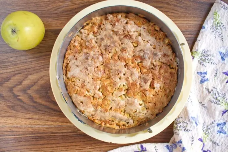 Step 8 - Irish Apple Cake with Custard Sauce