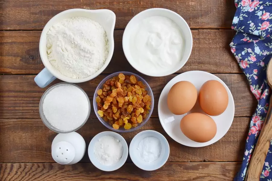Ingredients for Easy Irish Soda Bread