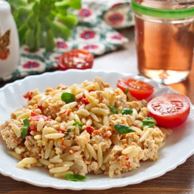 How to serve Italian Sausage Orzo