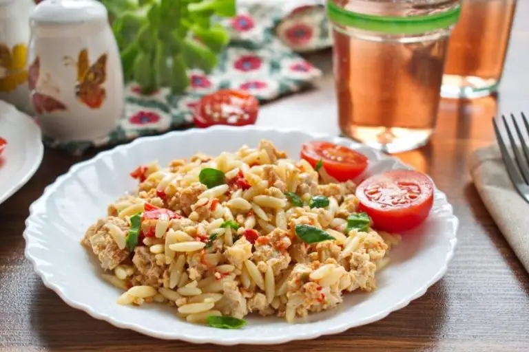 Step 5 - Italian Sausage Orzo
