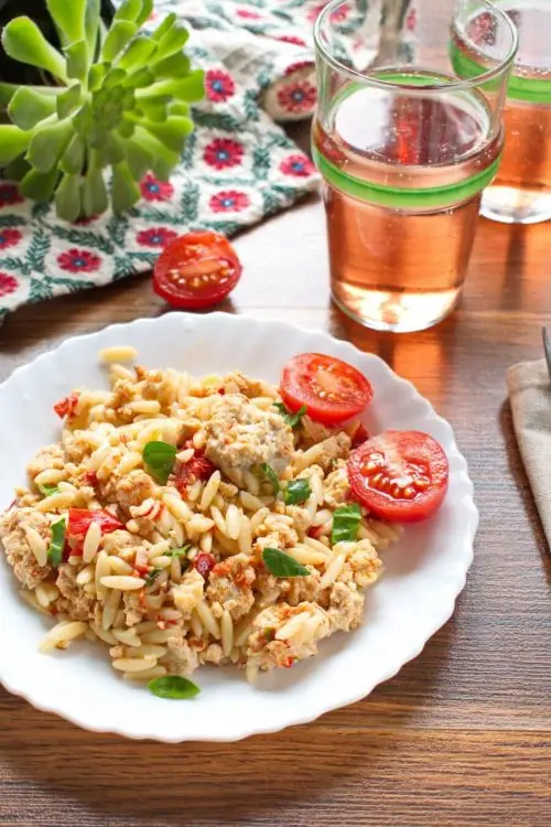 Italian Sausage Orzo