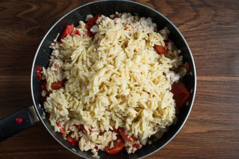 Step 4 - Italian Sausage Orzo