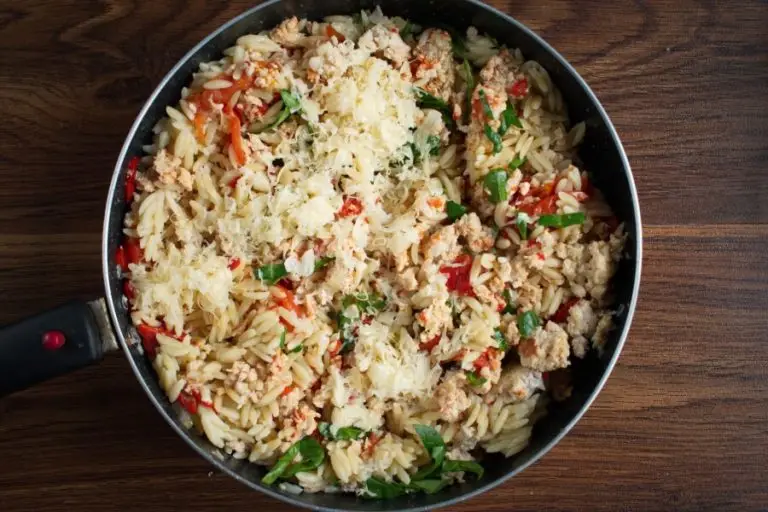 Step 5 - Italian Sausage Orzo