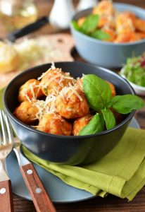 Keto Chicken Parmesan Meatballs