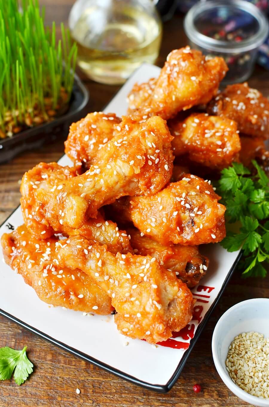 Korean Chicken Wings Recipe - COOK.ME