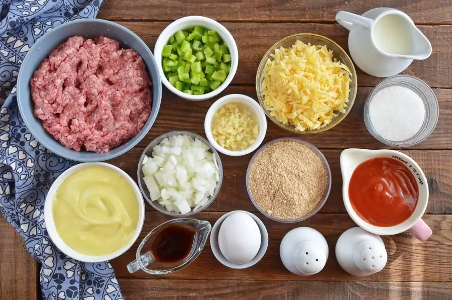 Ingredients for Meatloaf Cupcakes