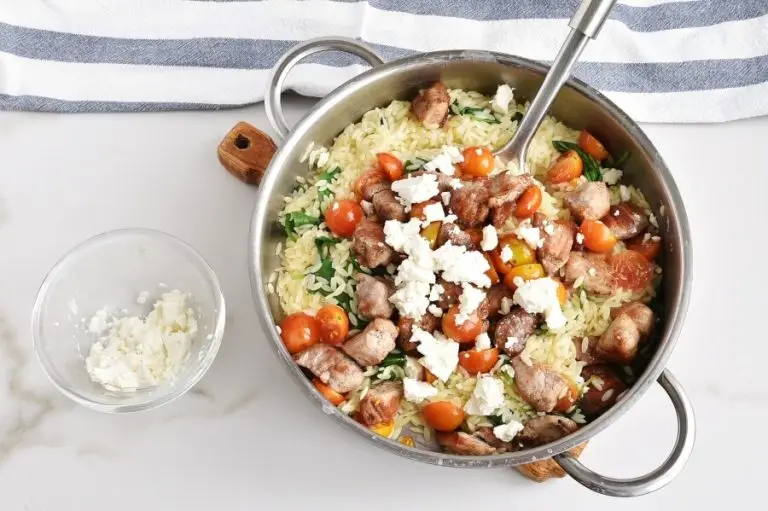 Step 6 - Mediterranean Pork and Orzo