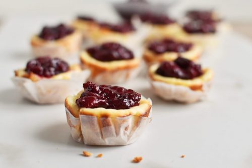 Mini Cherry Cheesecakes Recipe - Cook.me Recipes