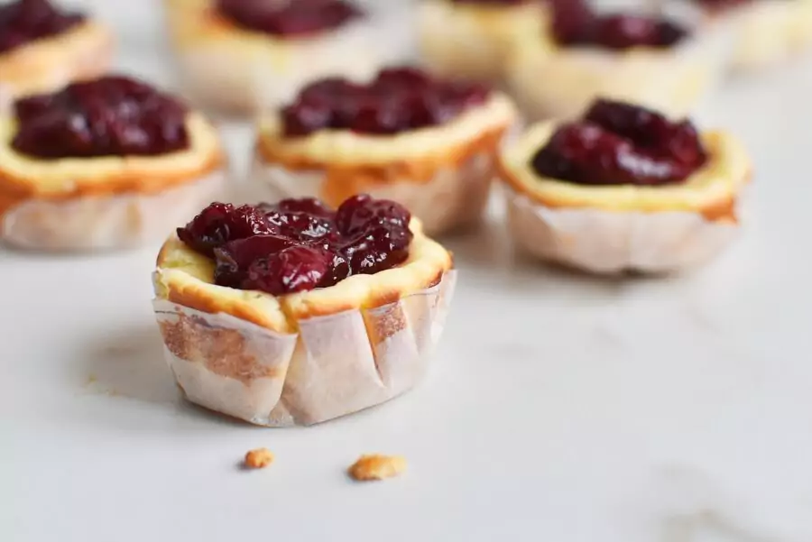 Mini Cherry Cheesecakes