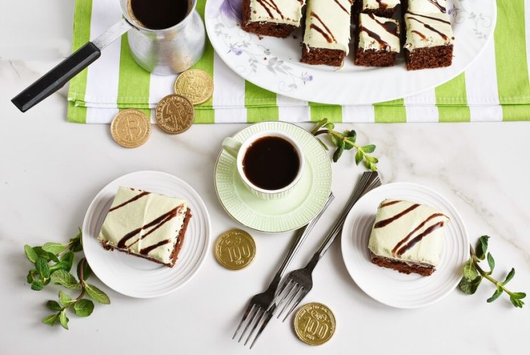 Step 9 - Mint Irish Cream Brownies