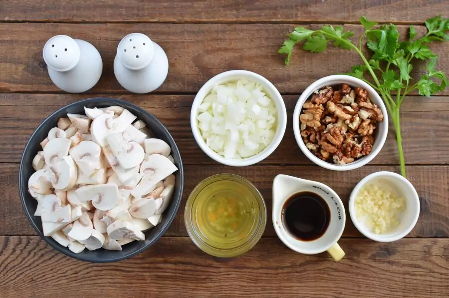 Ingredients for Vegan Mock Chopped Liver