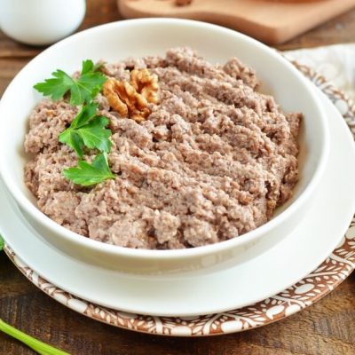 Vegan Mock Chopped Liver Recipe - Cook.me Recipes