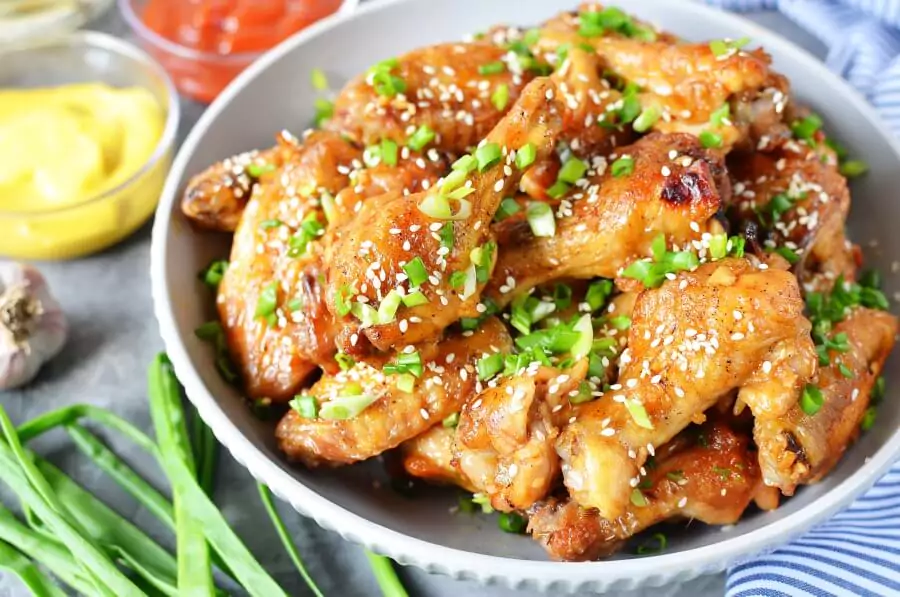 Mongolian Glazed Wings
