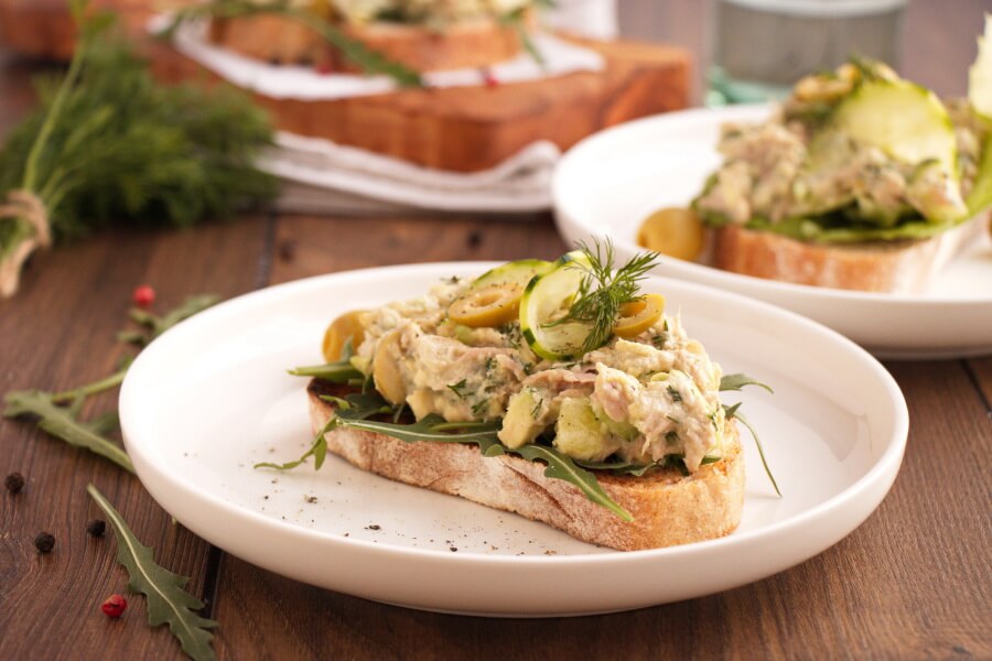 No-Mayo, High Protein Tuna Salad