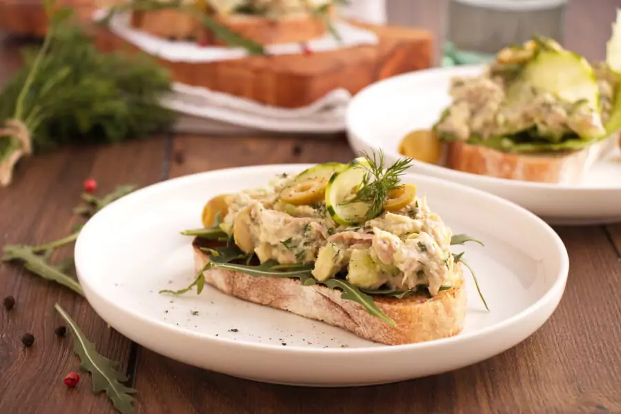No-Mayo, High Protein Tuna Salad