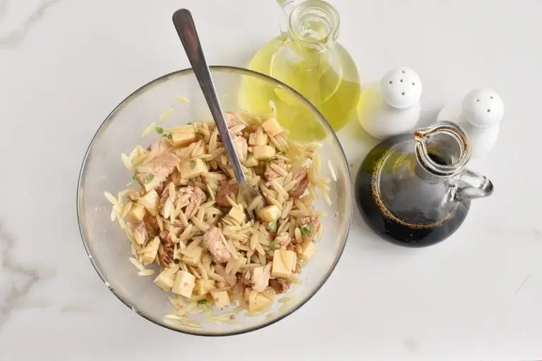 Step 5 - Orzo Tuna Salad with Tomatoes
