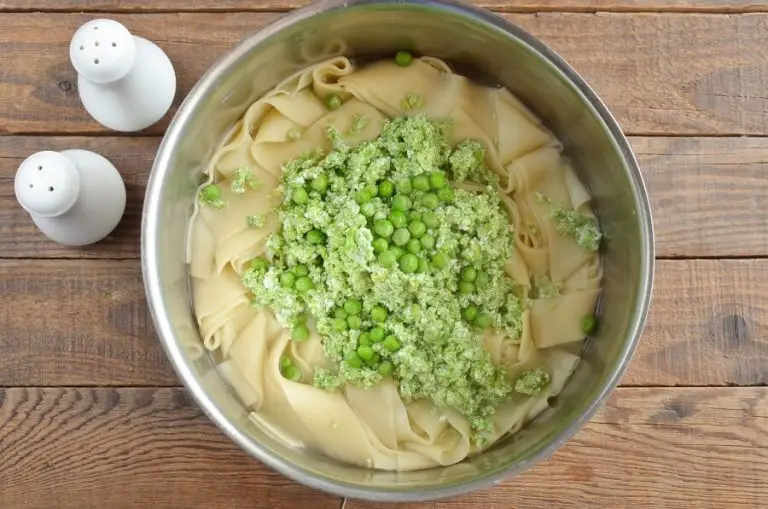 Step 4 - Pea Pesto Pappardelle