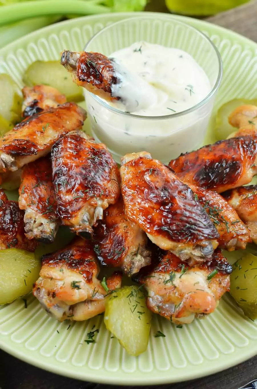 Pickleback Chicken Wings