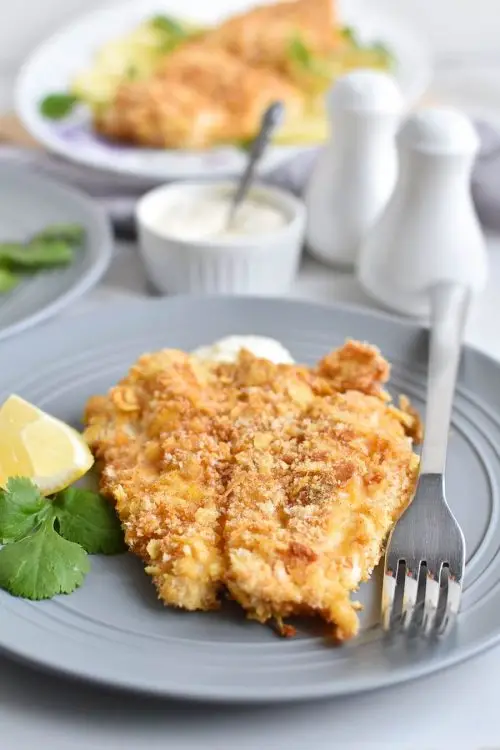Potato Chip-Crusted Fish Fillets