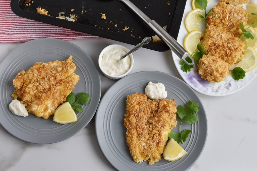 How to serve Potato Chip-Crusted Fish Fillets