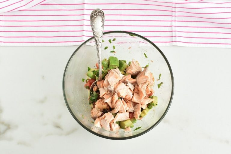 Step 6 - Purple Cabbage Cups with Salmon & Avocado