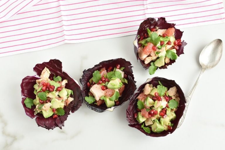 Step 8 - Purple Cabbage Cups with Salmon & Avocado