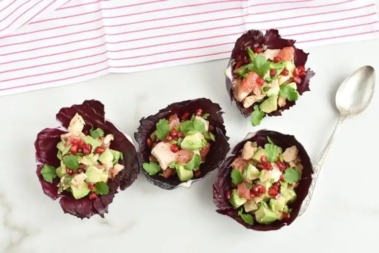 Step 8 - Purple Cabbage Cups with Salmon & Avocado