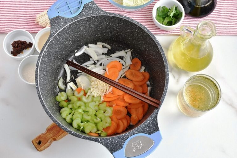 Step 2 - Vegan Shoyu Cabbage Soup