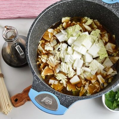 Vegan Shoyu Cabbage Soup recipe - step 3