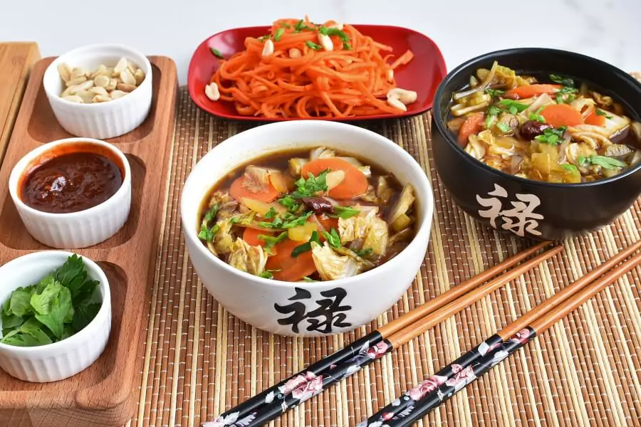 Vegan Shoyu Cabbage Soup