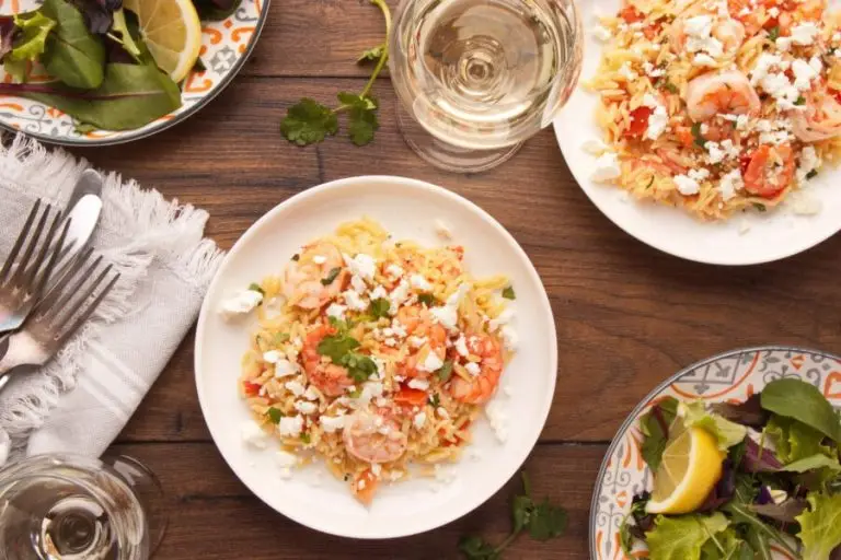 Step 6 - Shrimp Orzo with Feta