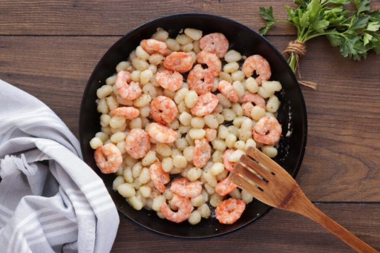 Step 7 - Shrimp Scampi Gnocchi