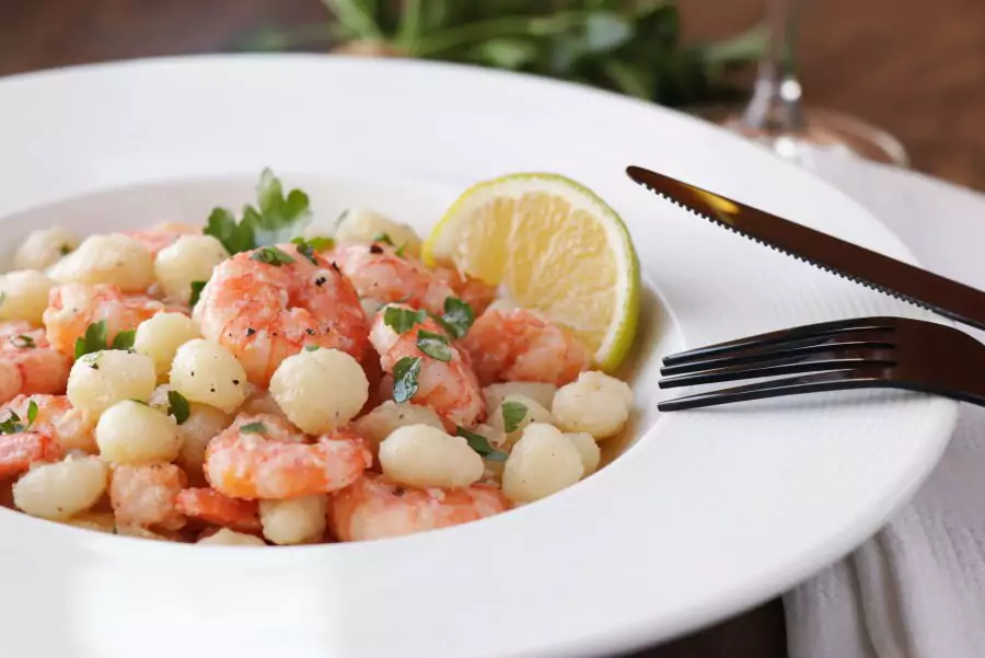 Shrimp Scampi Gnocchi