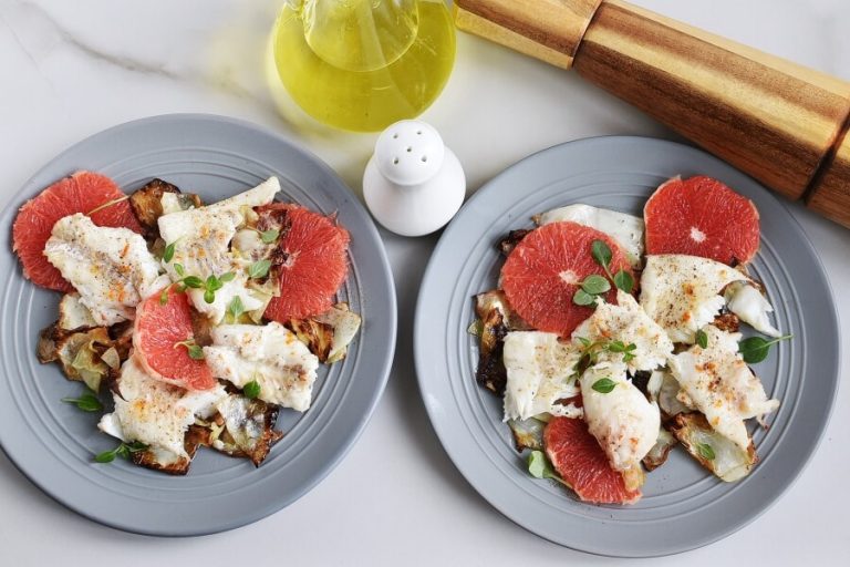 SlowCooked White Fish with Charred Cabbage Recipe Cook.me Recipes